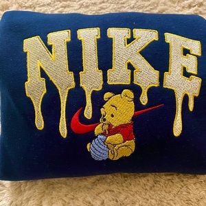 Winnie the Pooh Embroidered Crewneck Sweatshirt